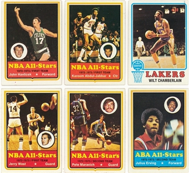 1973/74 Topps Basketball Complete Set (264)
